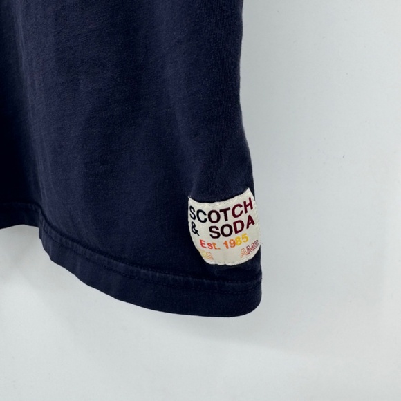 Scotch Soda T Shirt Men Large Blue Rainbow Aloha Short Sleeves Pride Graphic - Picture 3 of 9